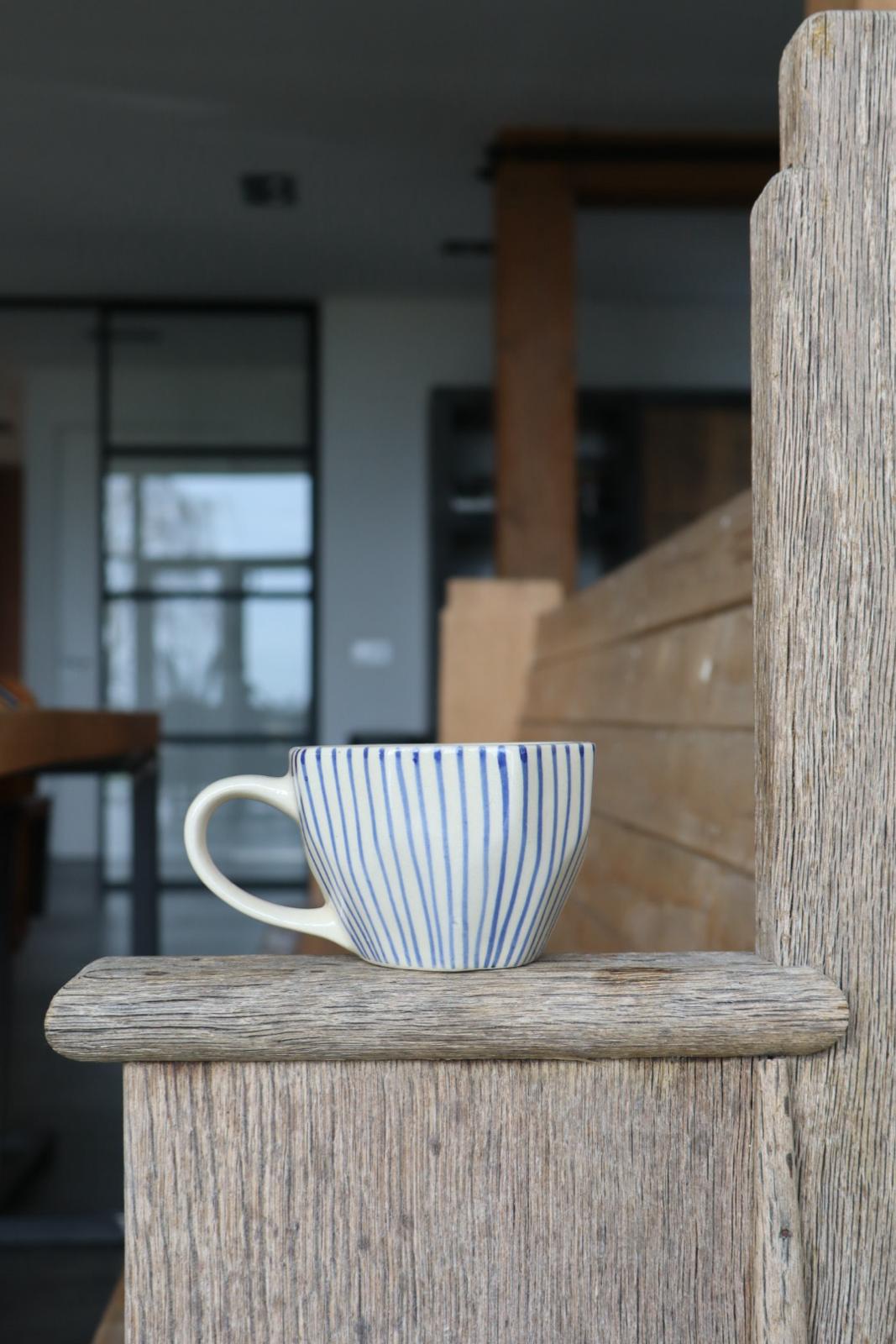 Koffie & Thee mok LISBON blauw - 230ml