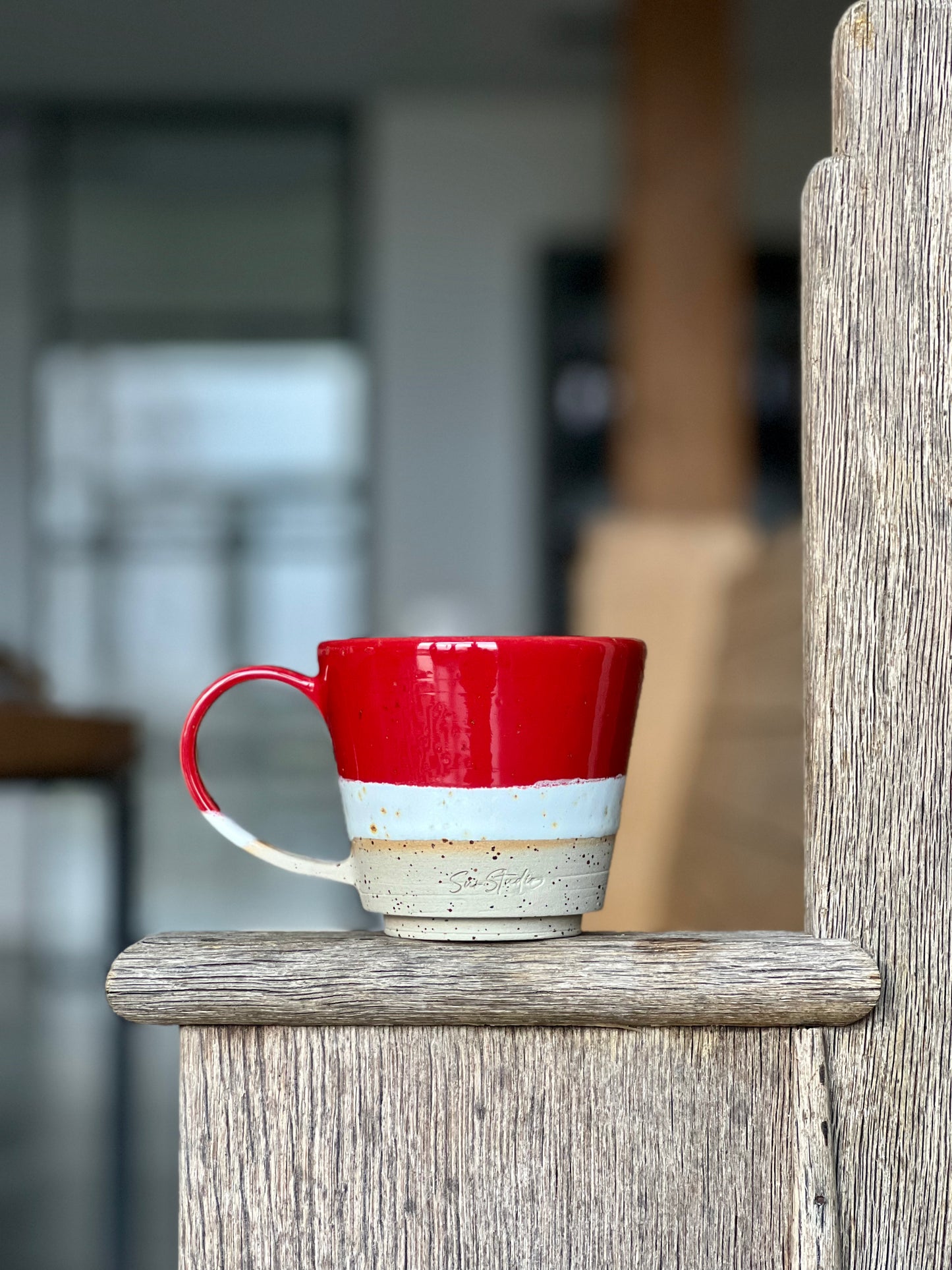 Koffie & Thee mok CHERRY RED - 375ml