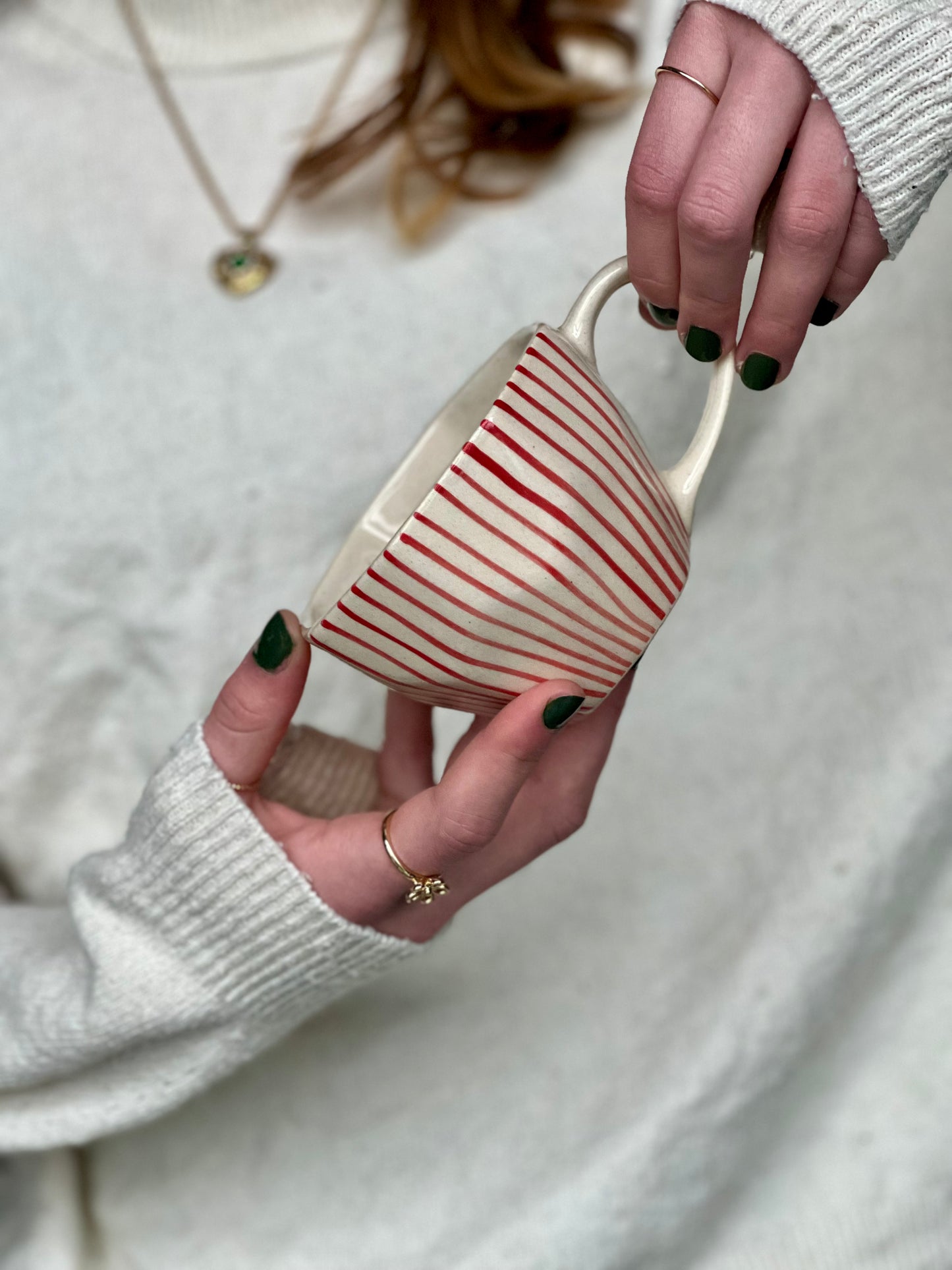 Koffie & Thee mok LISBON rood - 230ml