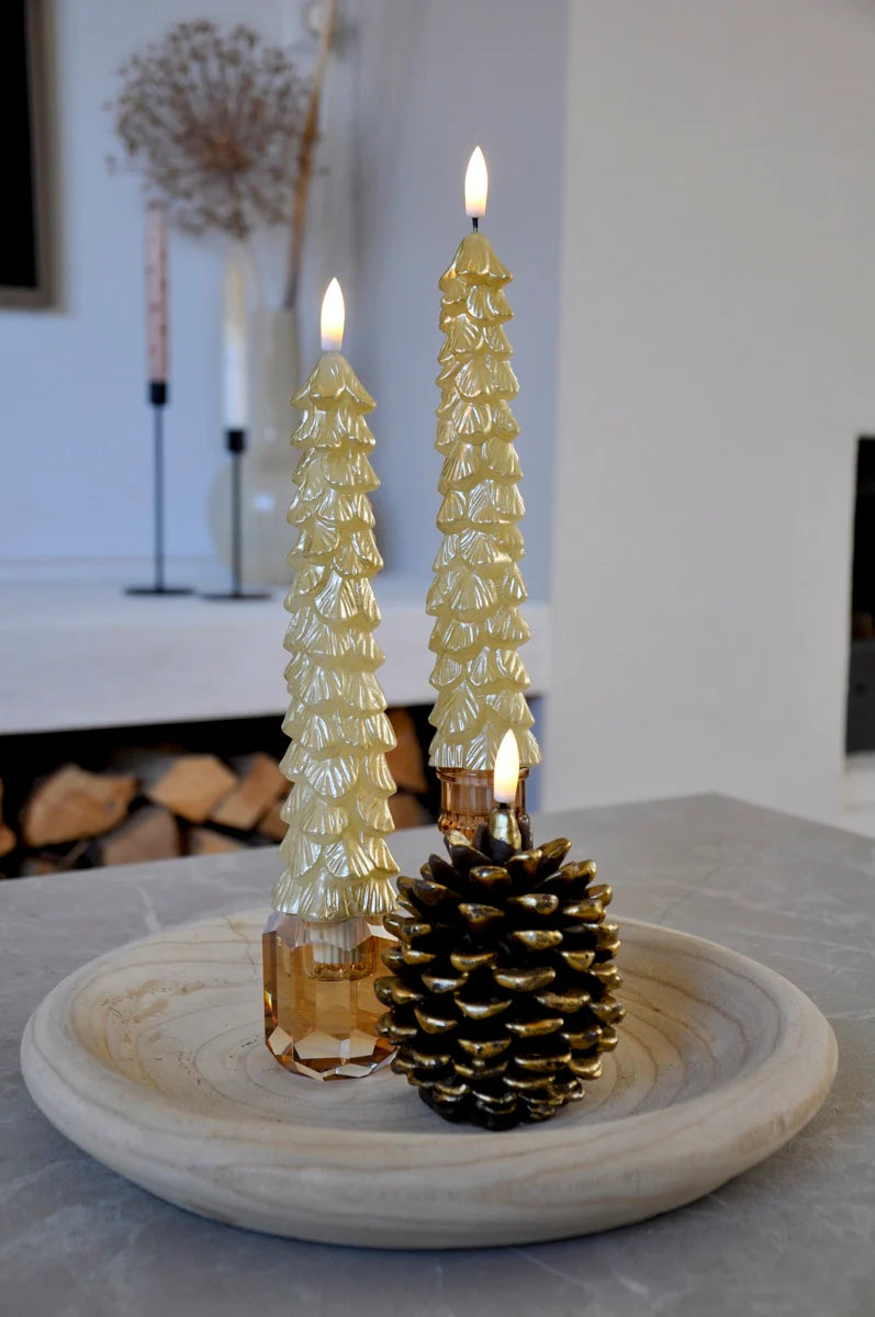 Sus.Studio LED kaars gouden kerstboom 1