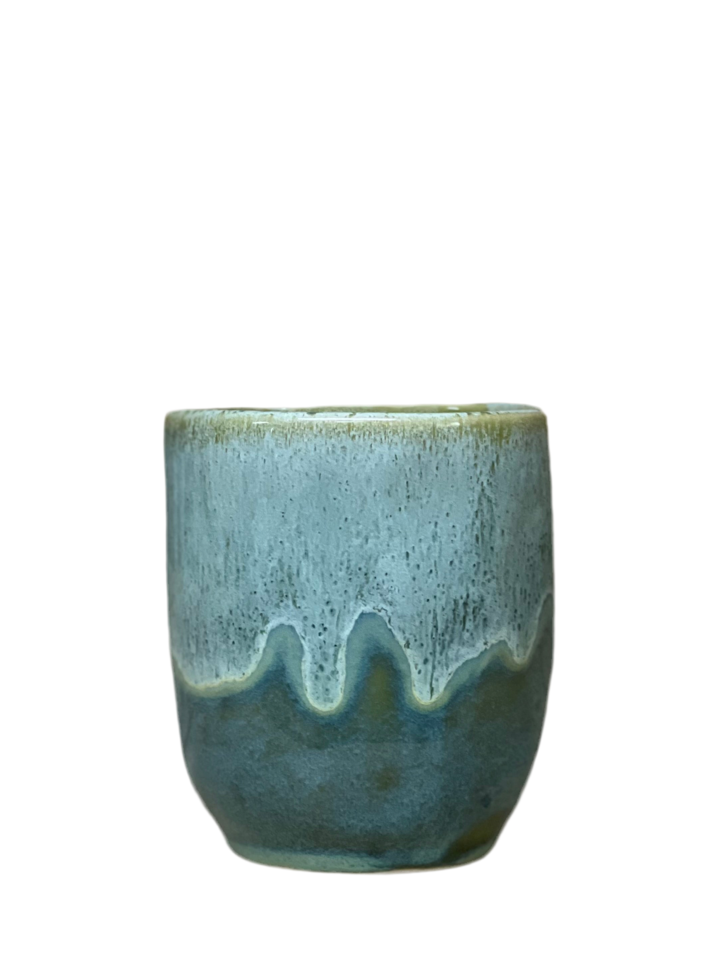 Sus.Studio handbeschilderde mok koffiekopje moss green 1