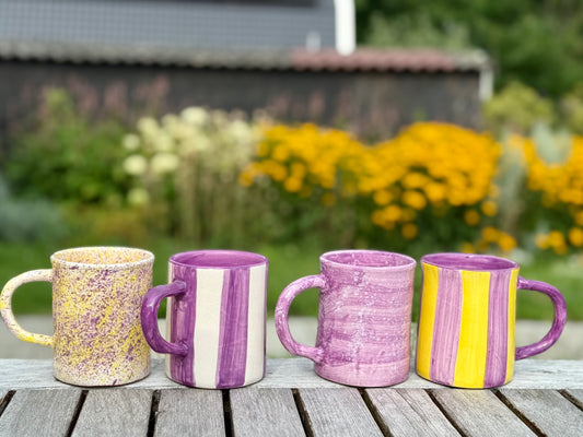 Sus.Studio handgemaakt servies uit Portugal paars 36