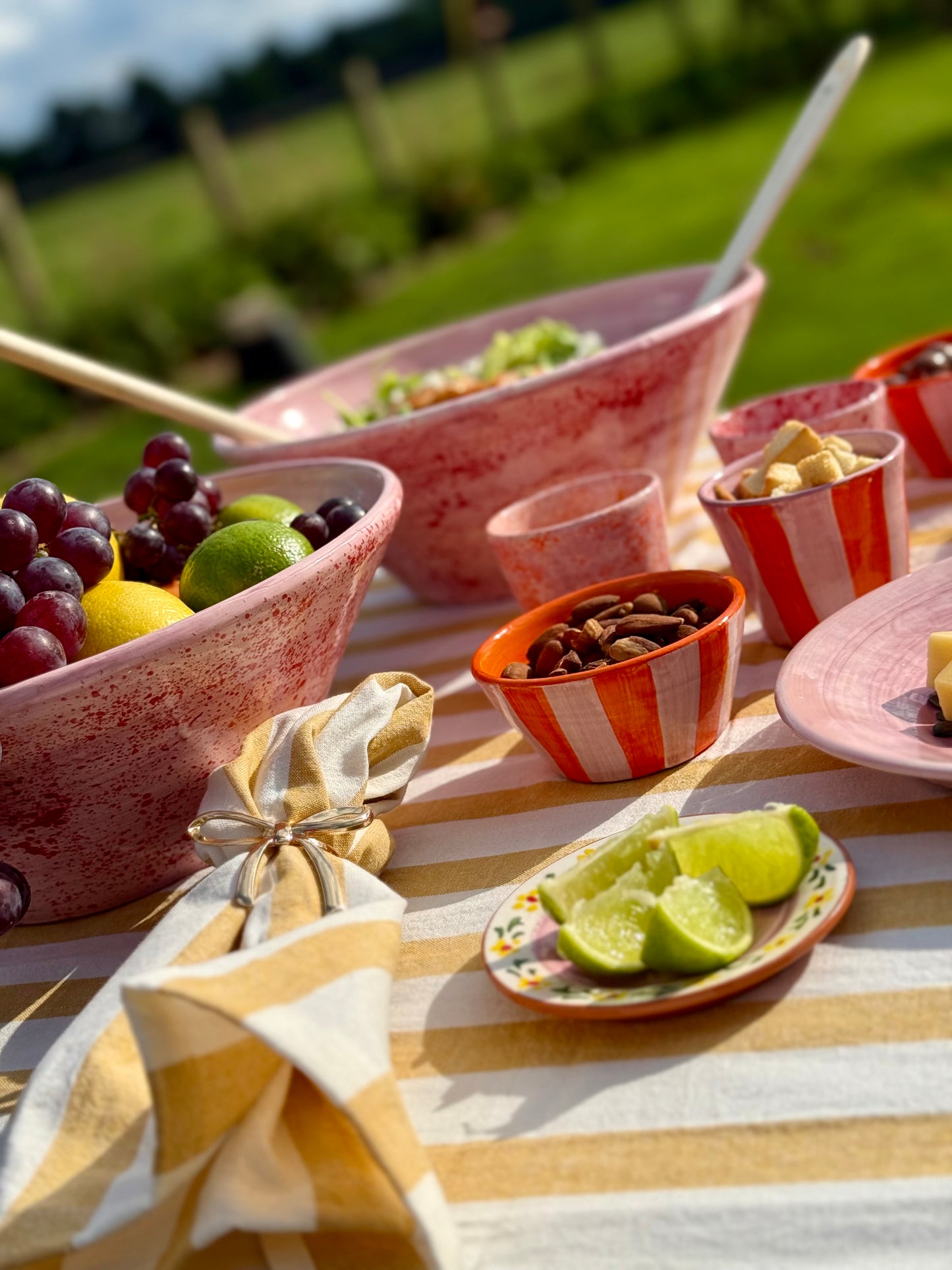 Sus.Studio handgemaakt servies uit Portugal roze 13