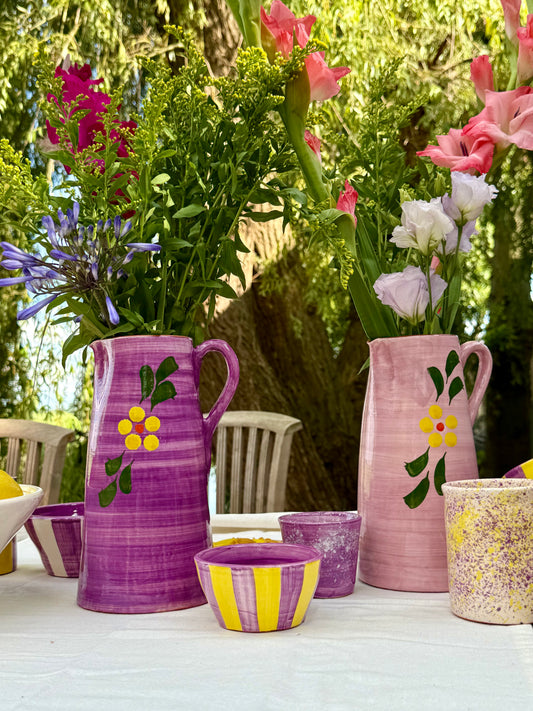 Sus.Studio handgemaakt servies uit Portugal roze 2