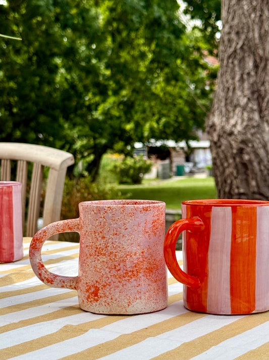 Sus.Studio handgemaakt servies uit Portugal roze 36