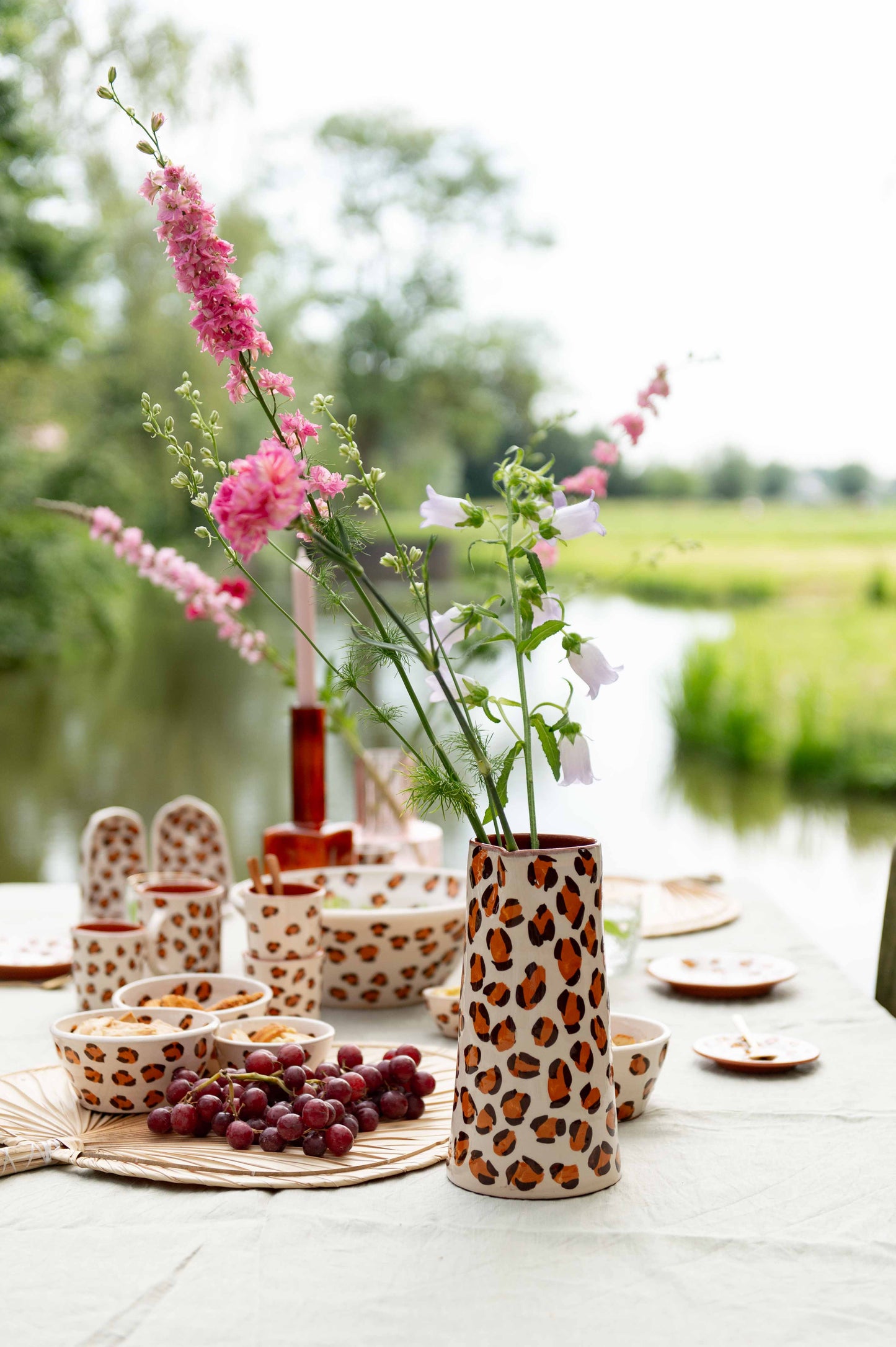 Sus.Studio keramiek servies luipaard panter print LEO50