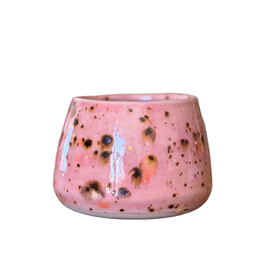 Sus.Studio koffiemokje zonder oor steengoed paars roze blauw13
