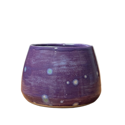 Sus.Studio koffiemokje zonder oor steengoed paars roze blauw21