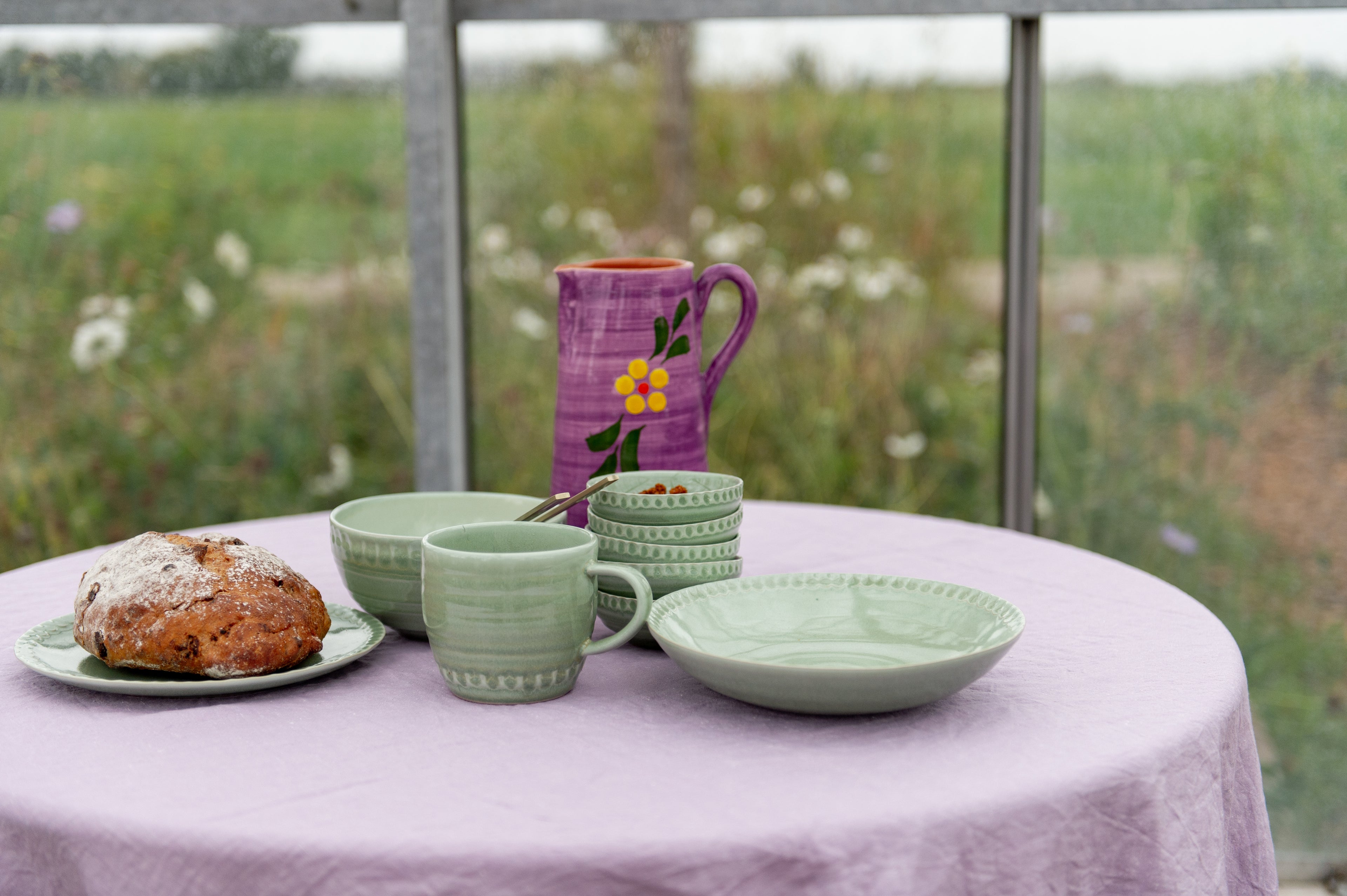 Sus.Studio servies salie groen uit Portugal 36