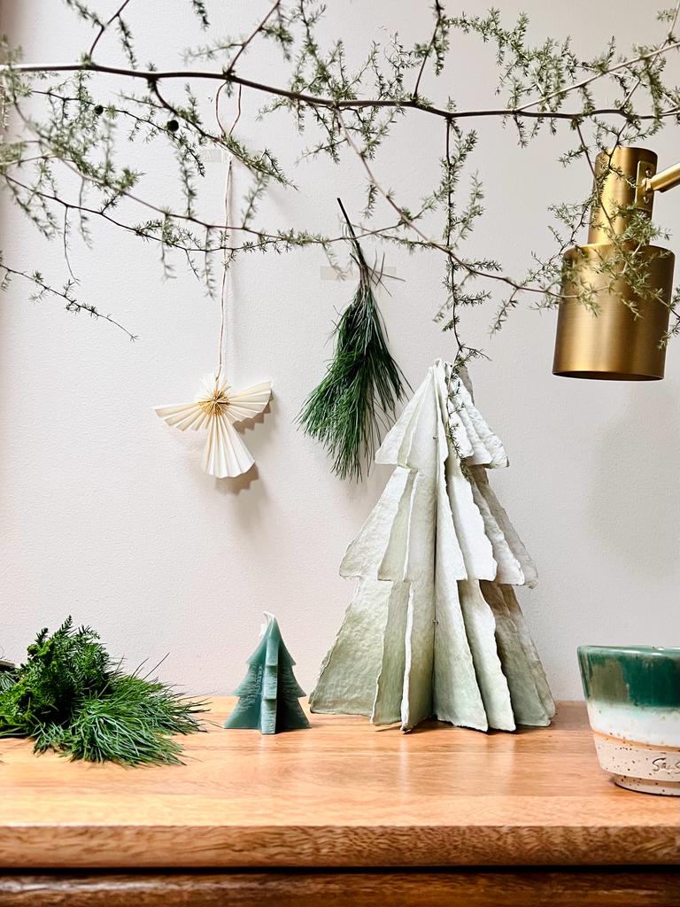 Handgemaakte KERSTBOOM GROEN groot