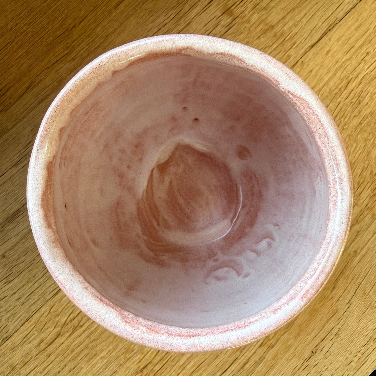 koffiemok zonder oor roze tekst MAM steengoed5