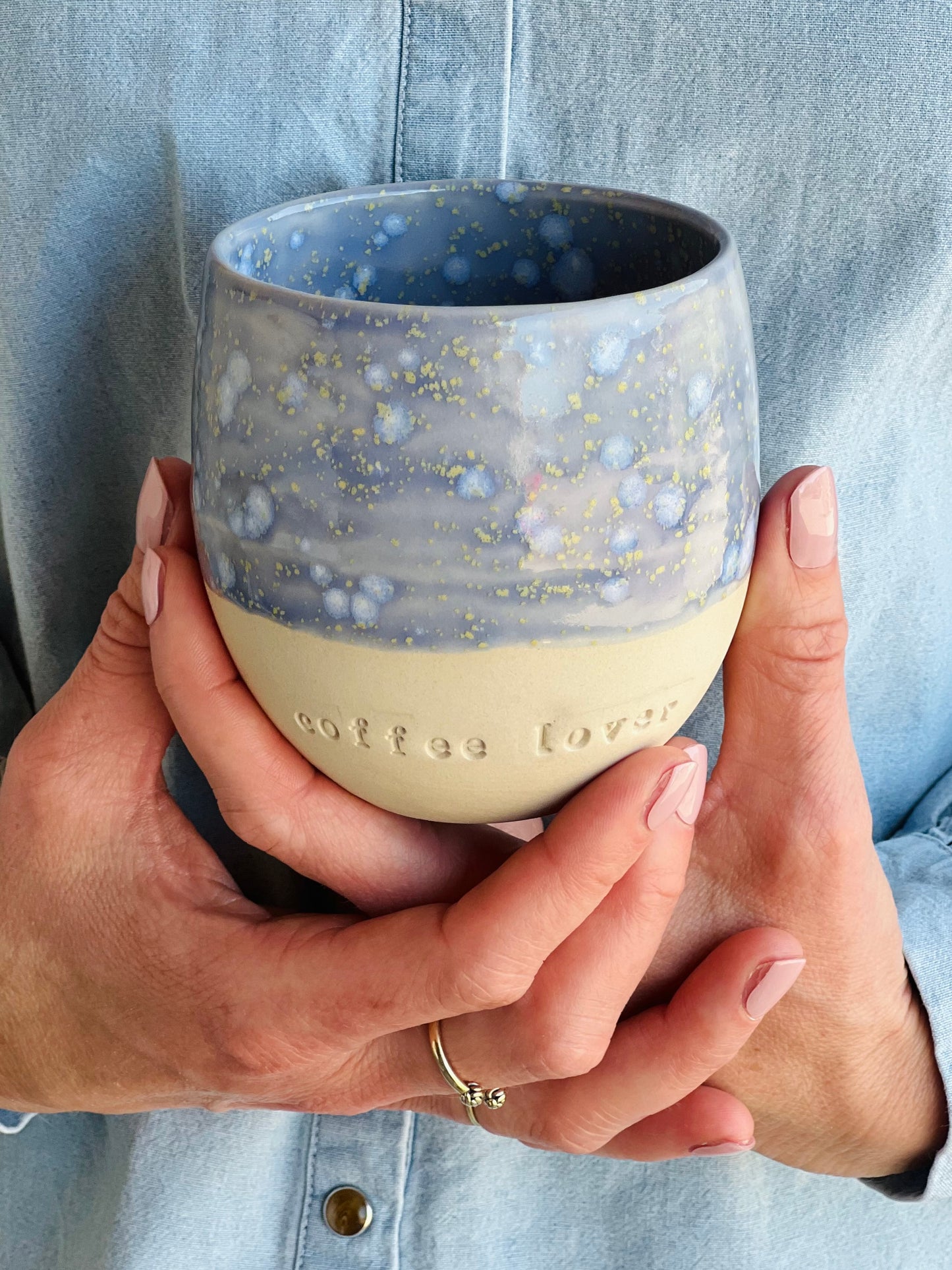 susstudio steengoed mok coffee lover blauw paars 3