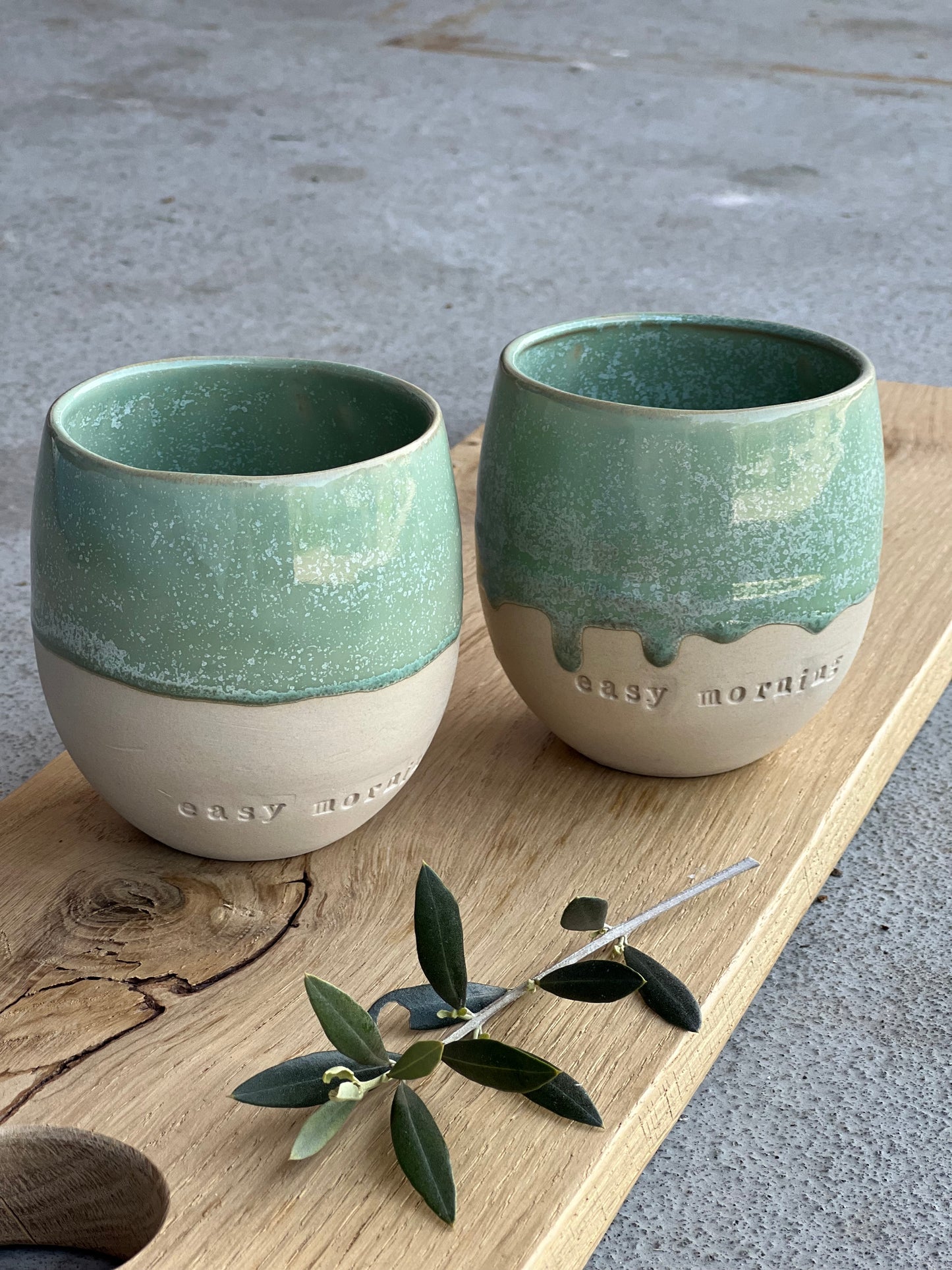 susstudio steengoed mok groen easy morning 2