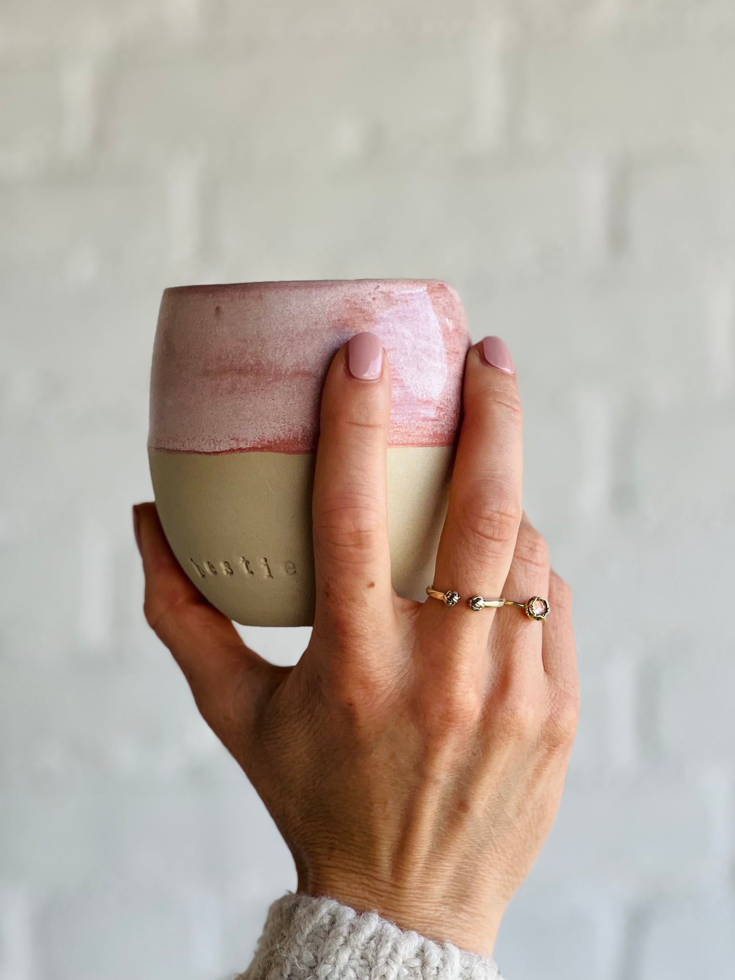susstudio steengoed mok roze bestie hart 6