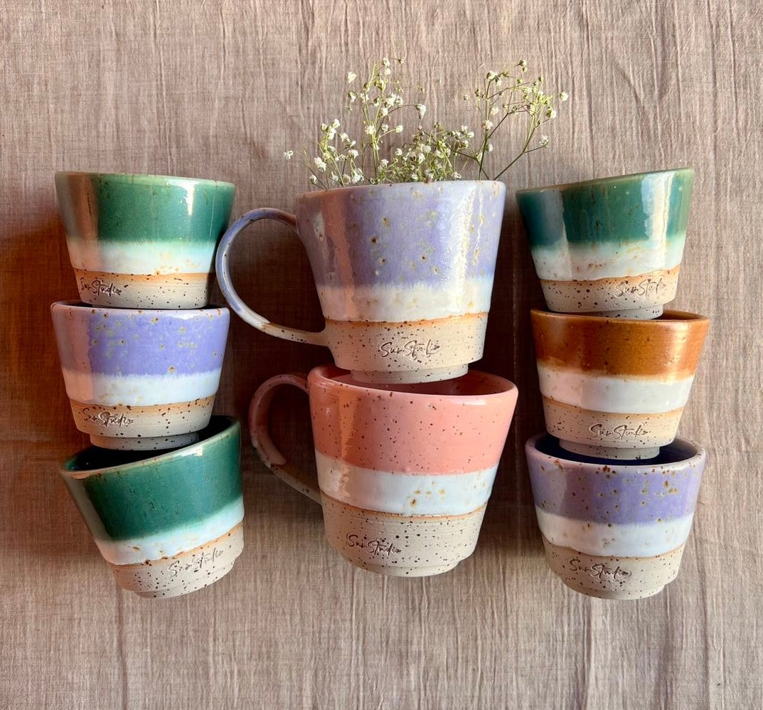 Koffiekopje OCEAN groen zonder oor