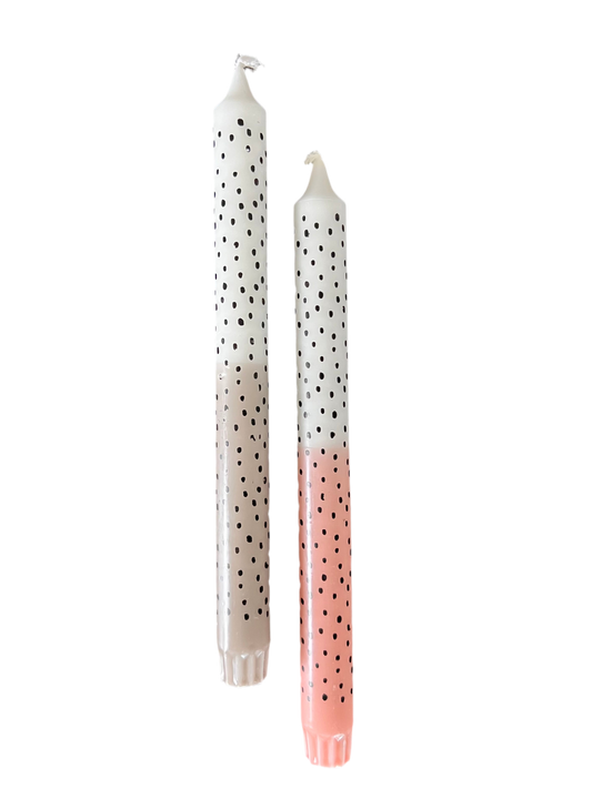 Kaars DOTS - roze