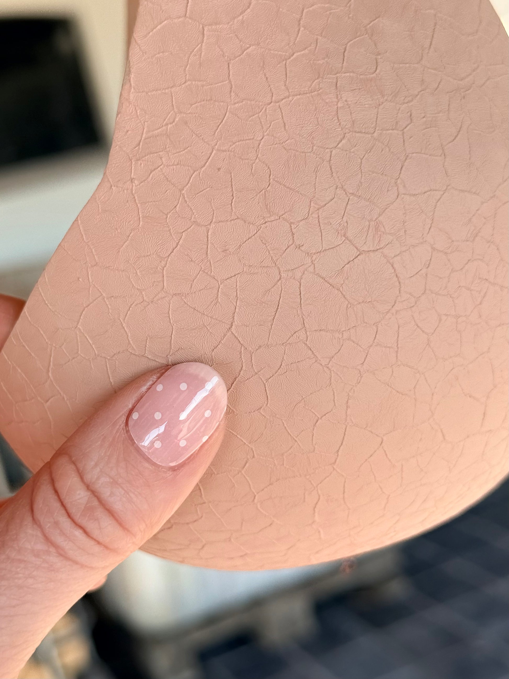Hanger metaal druppel roze 1
