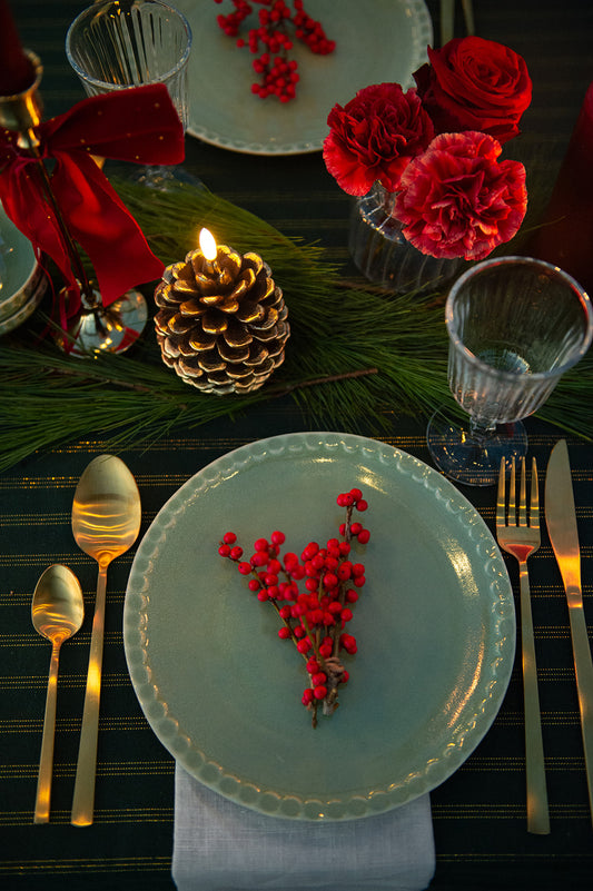 Kerst Sus.Studio servies groen