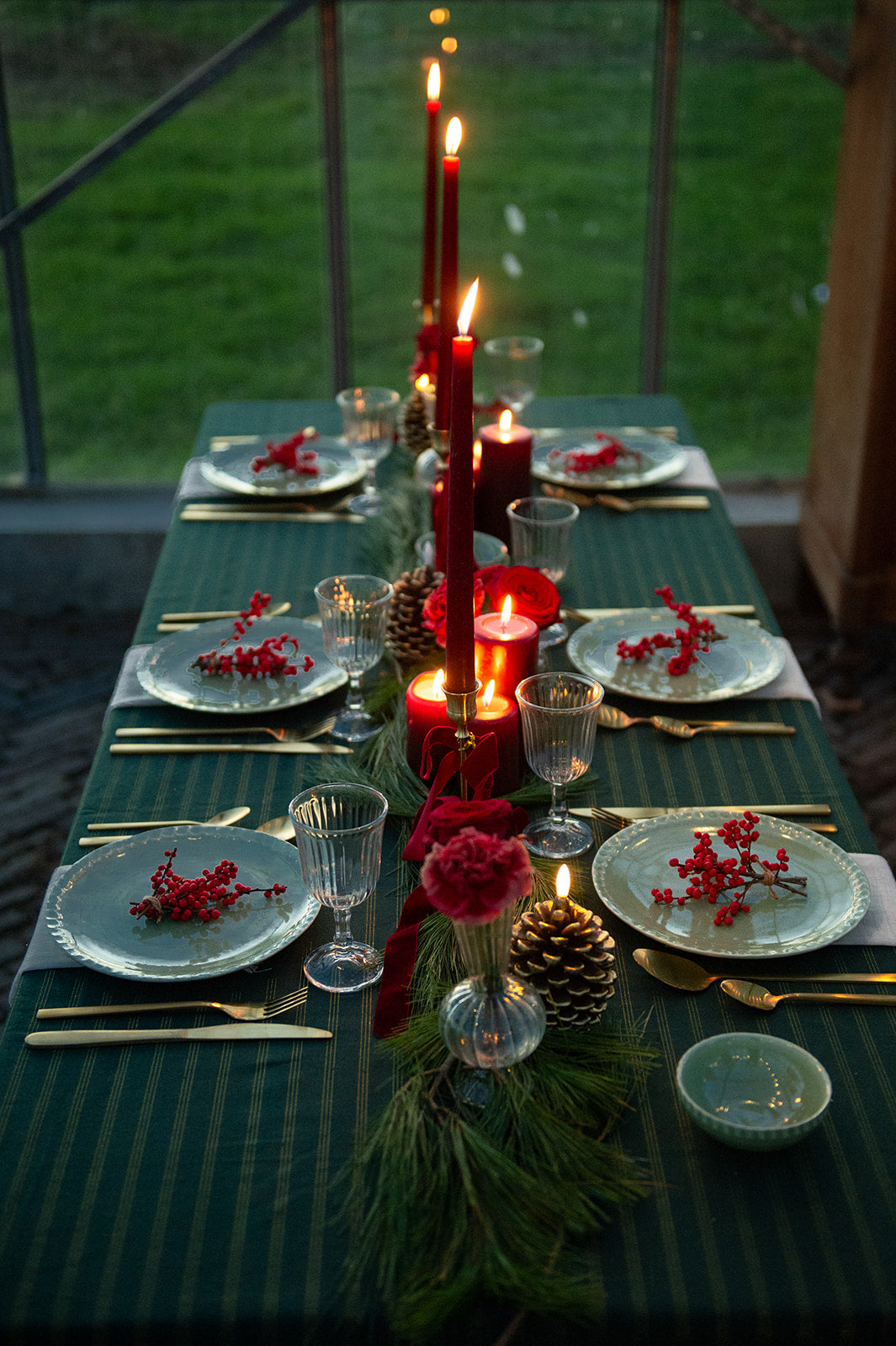 Kerst Sus.Studio servies groen 3