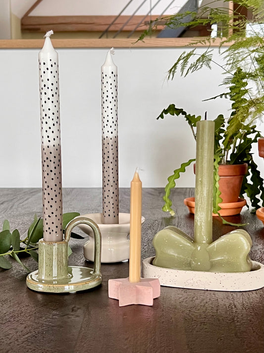 Sus.Studio-kaarsen-wit met zwart stippen-1