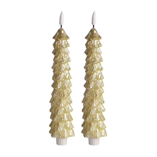 Sus.Studio LED kaars gouden kerstboom