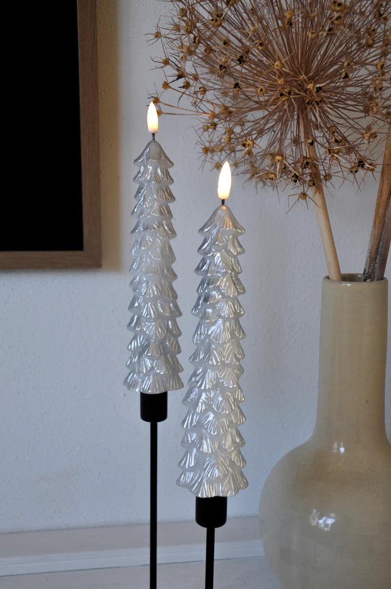 Sus.Studio LED kaars kerstboom zilver 2