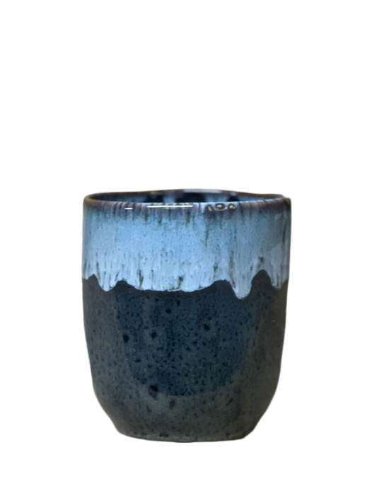 Sus.Studio handbeschilderde mok koffiekopje mystic blue 1