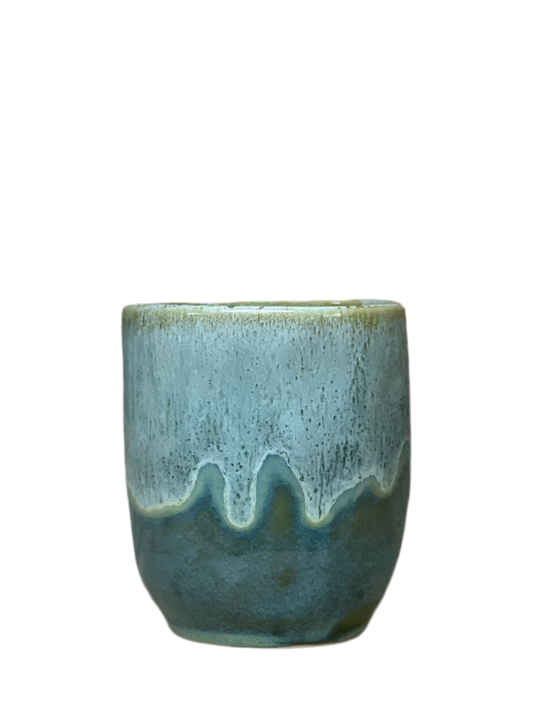 Sus.Studio handbeschilderde mok koffiekopje moss green 1