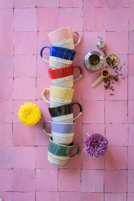 Sus.Studio handgemaakt keramieken mok kleur3