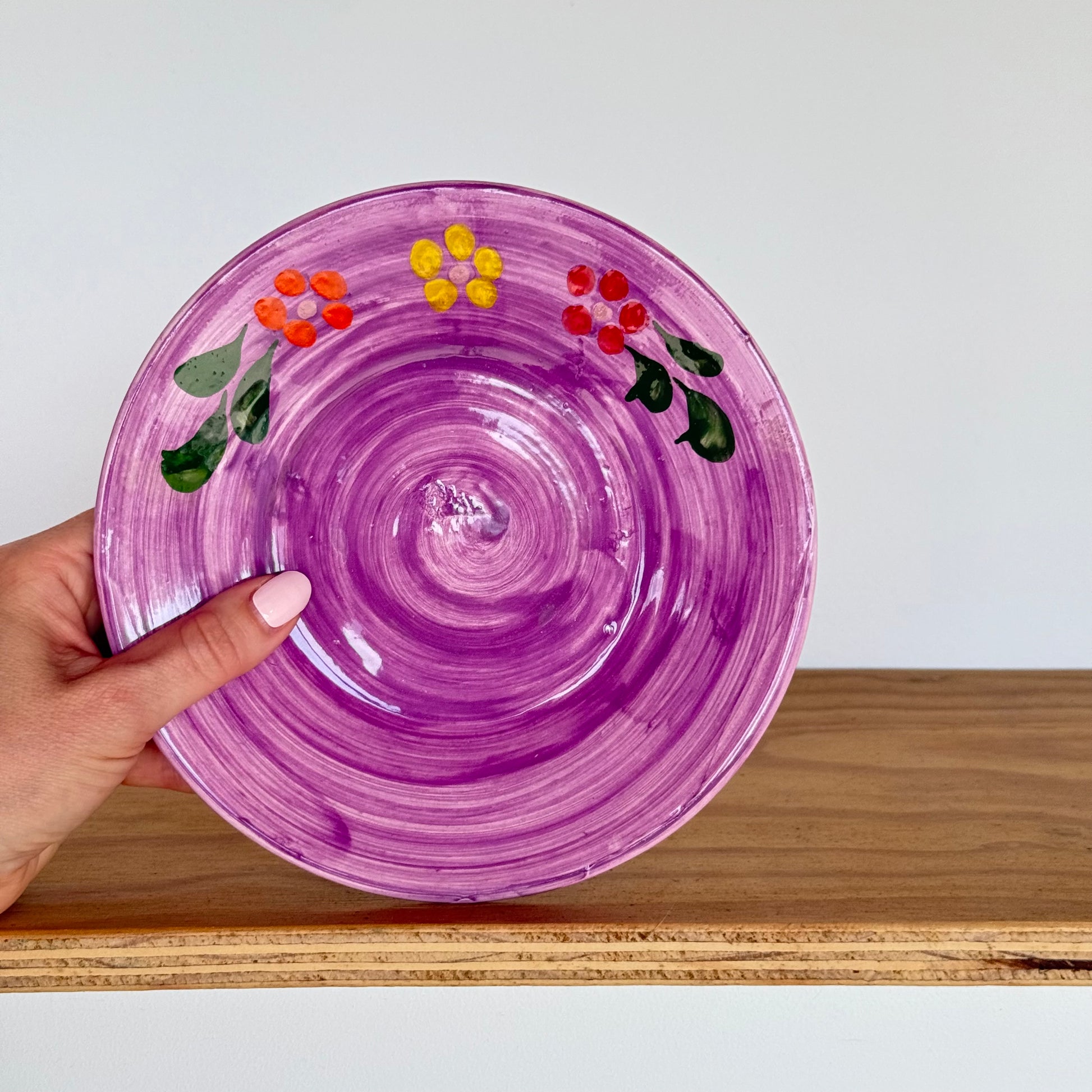 Sus.Studio handgemaakt servies uit Portugal paars 34