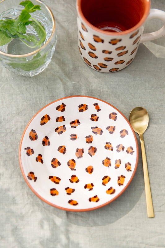 Sus.Studio keramiek servies luipaard panter print LEO12