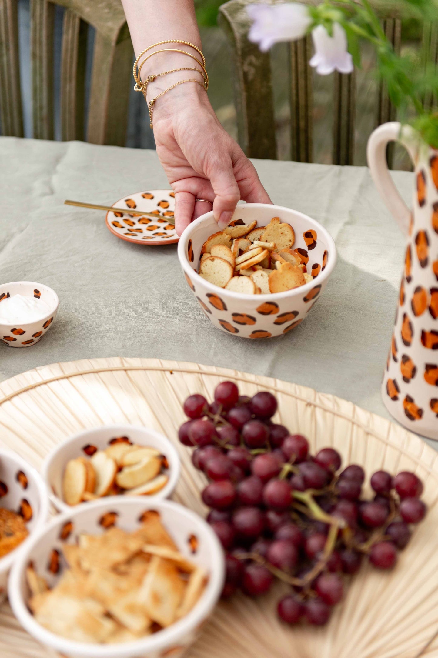 Sus.Studio keramiek servies luipaard panter print LEO29