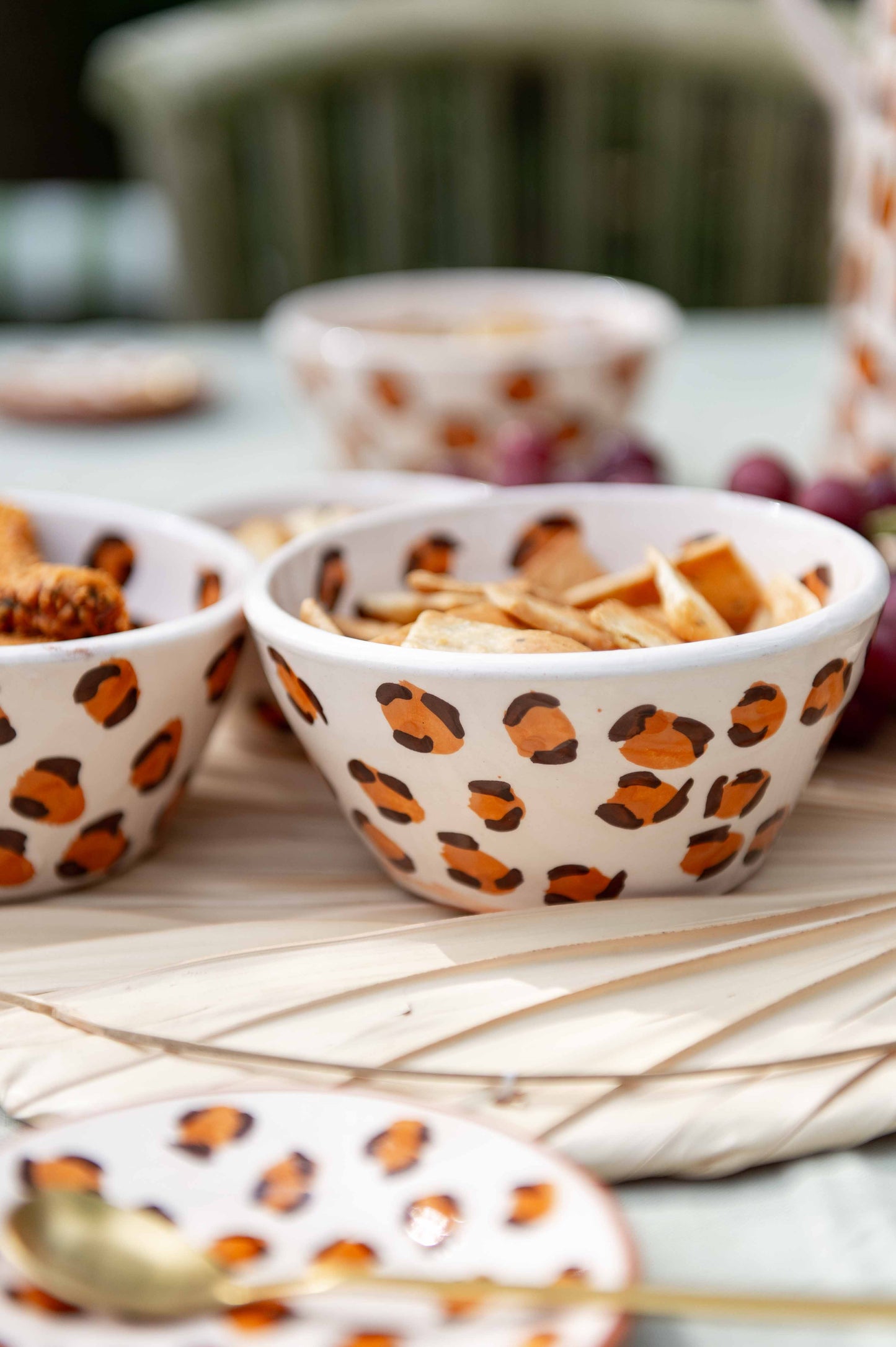 Sus.Studio keramiek servies luipaard panter print LEO55