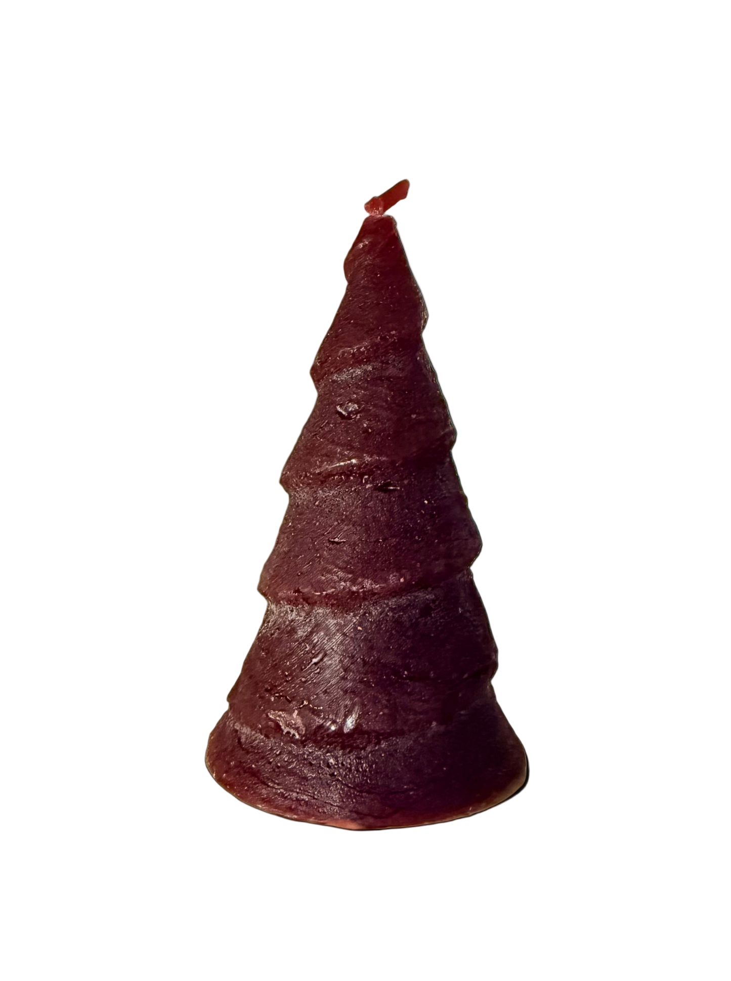 Kerstboom kaars Burgundy