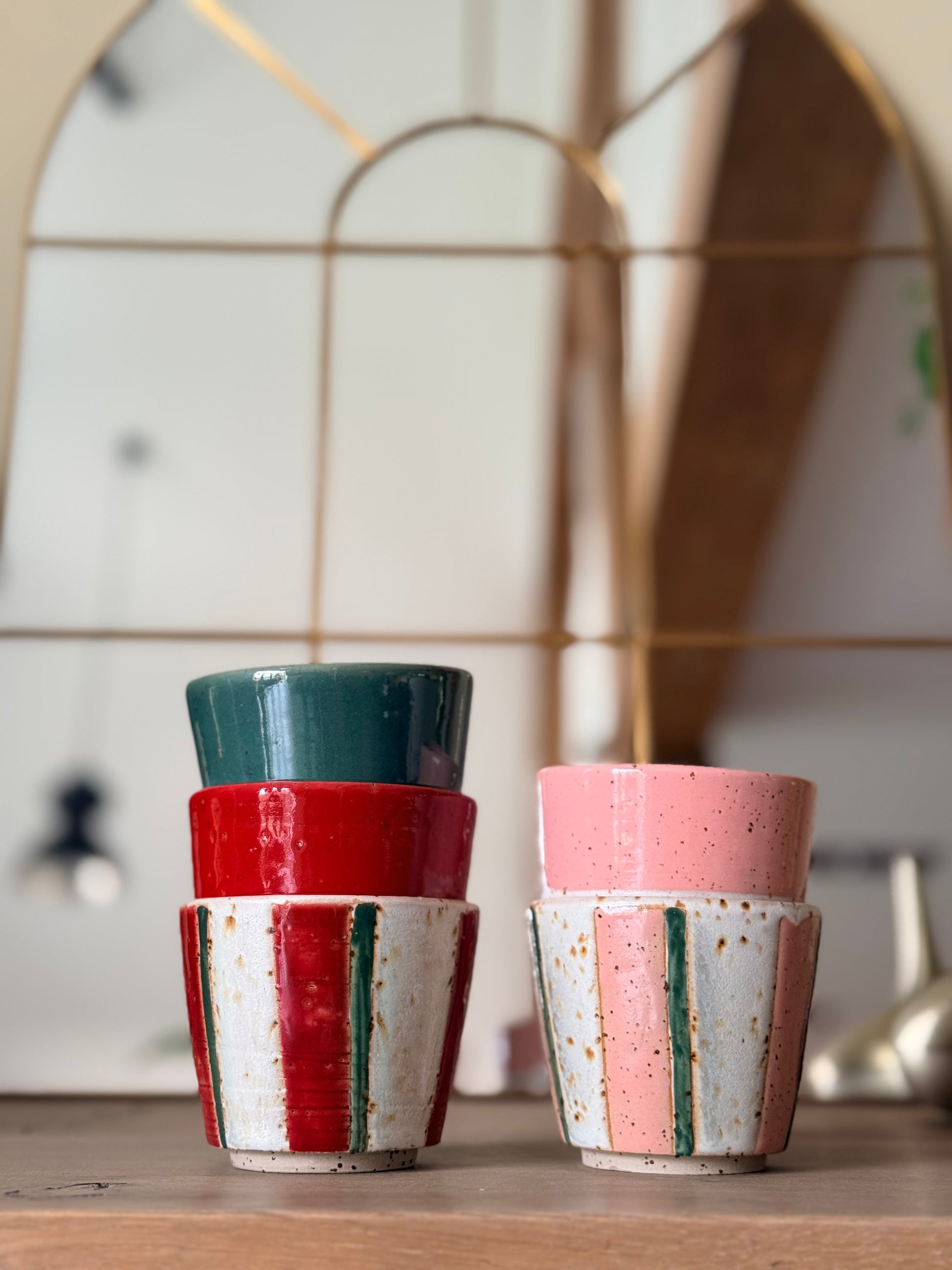 Sus.Studio koffiemok rood zonder oor 3