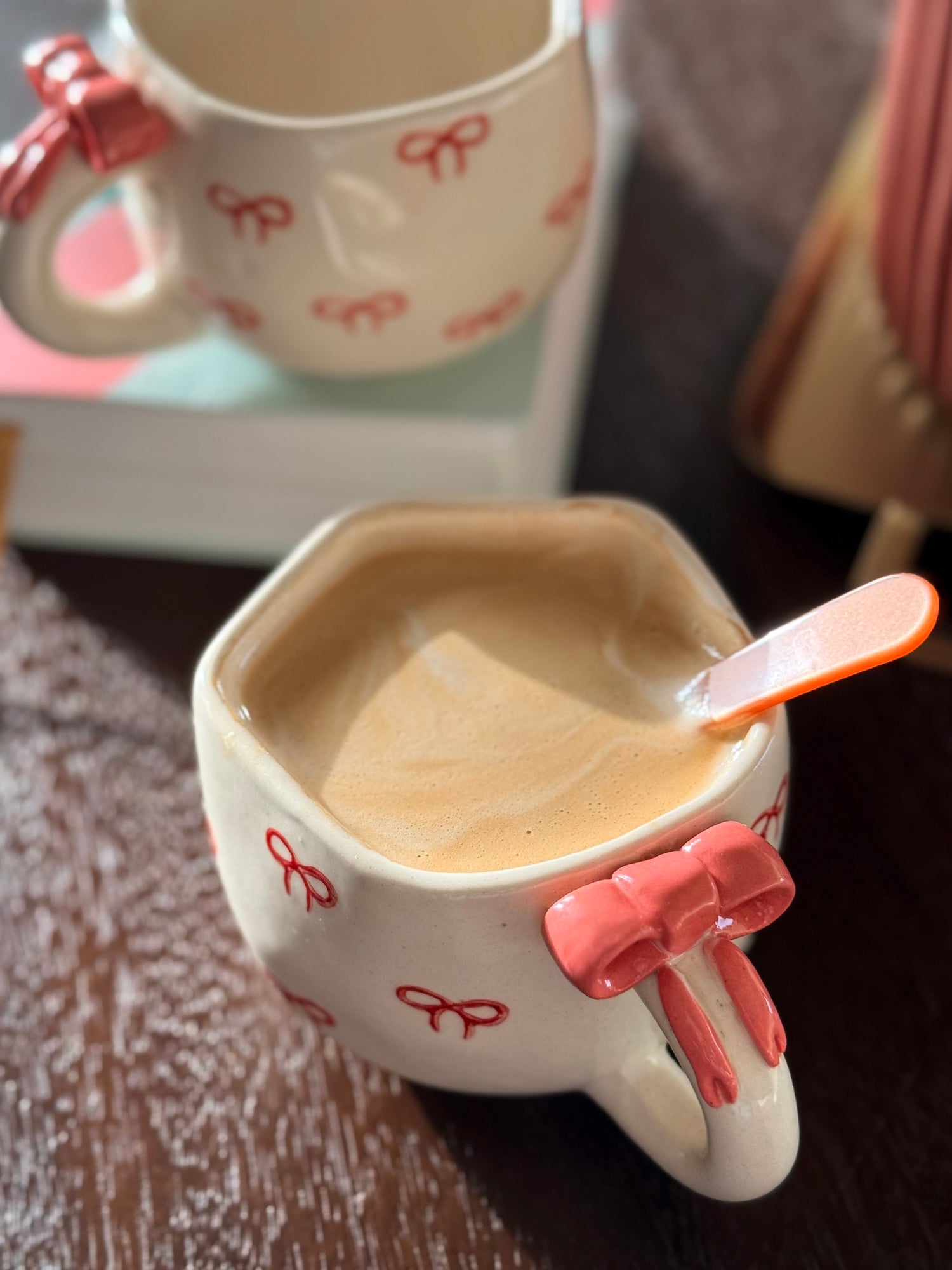 Sus.Studio koffiemokje roze strik 11
