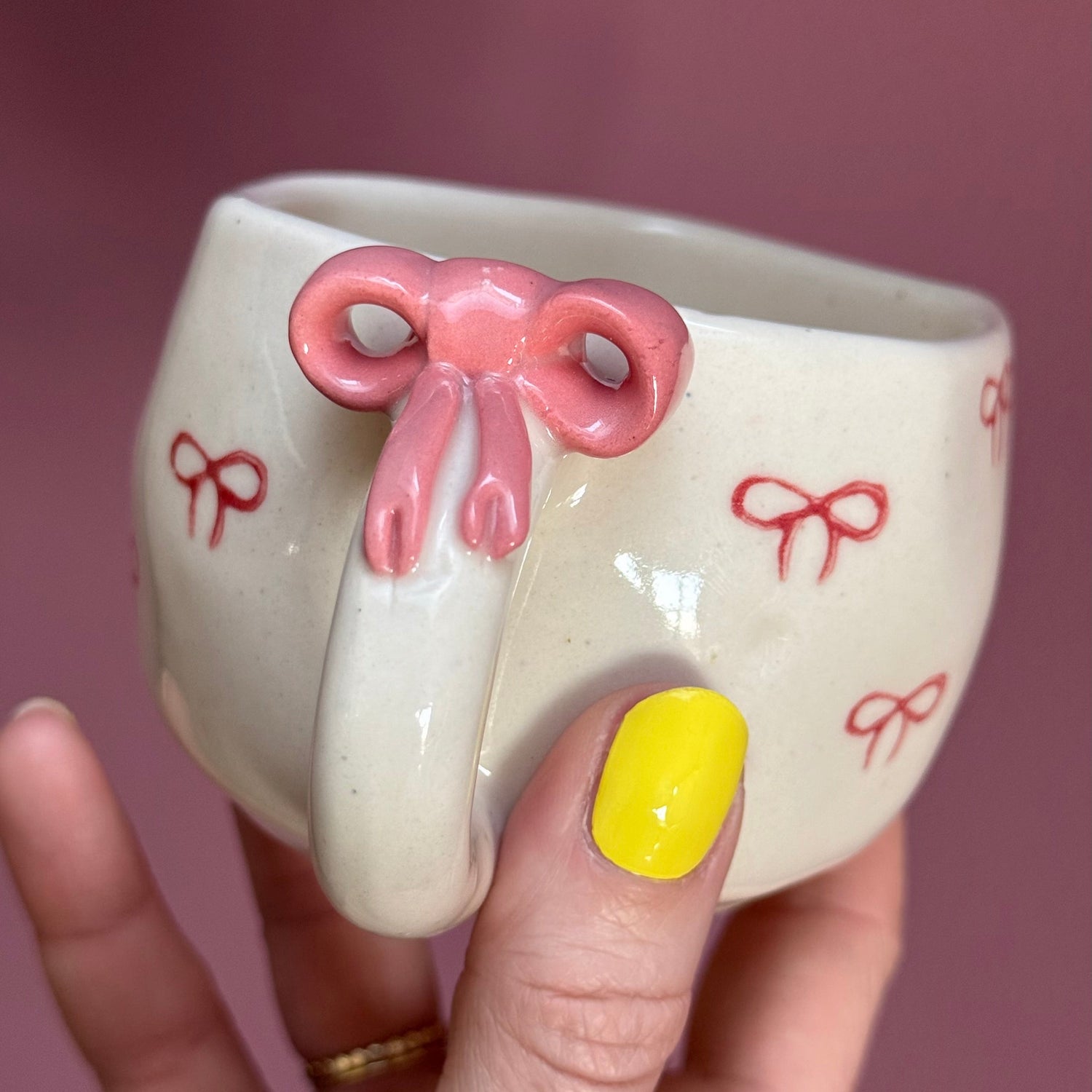 Sus.Studio koffiemokje roze strik 17