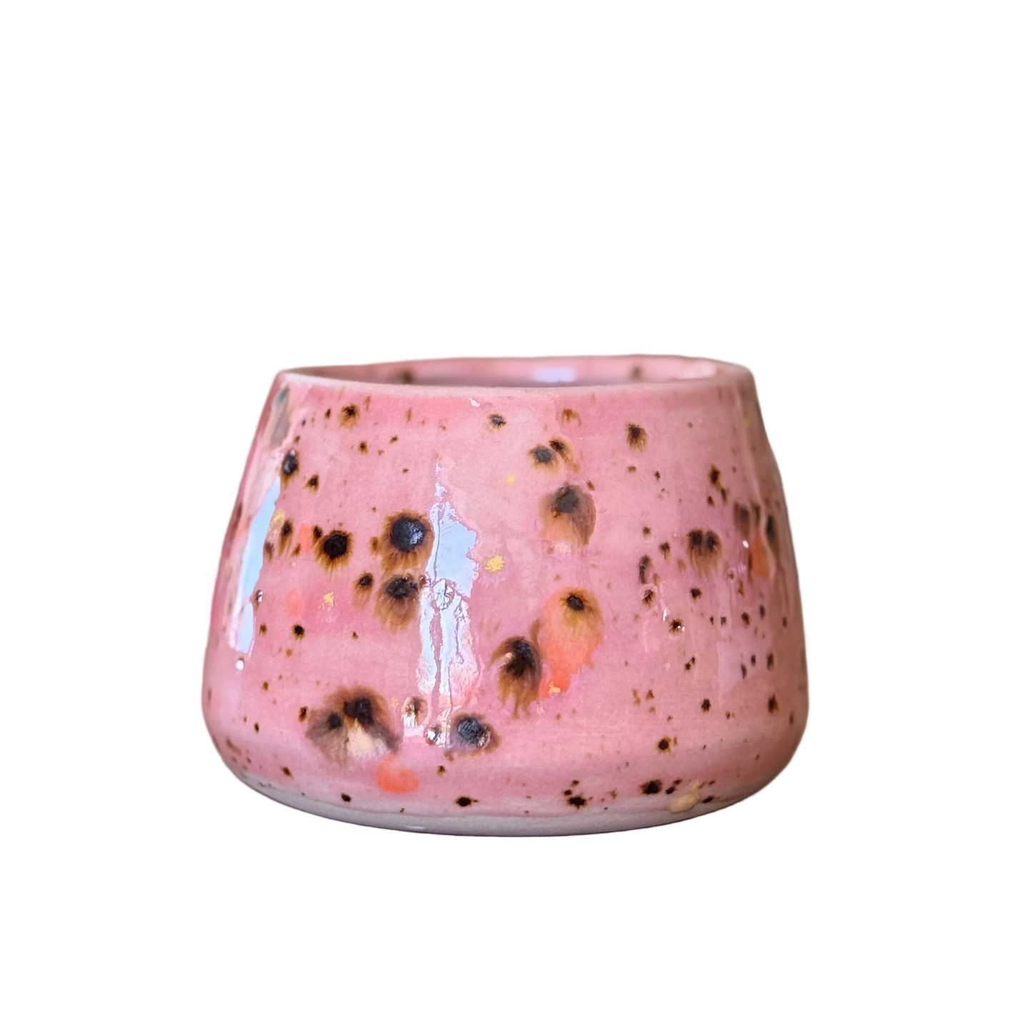 Sus.Studio koffiemokje zonder oor steengoed paars roze blauw13