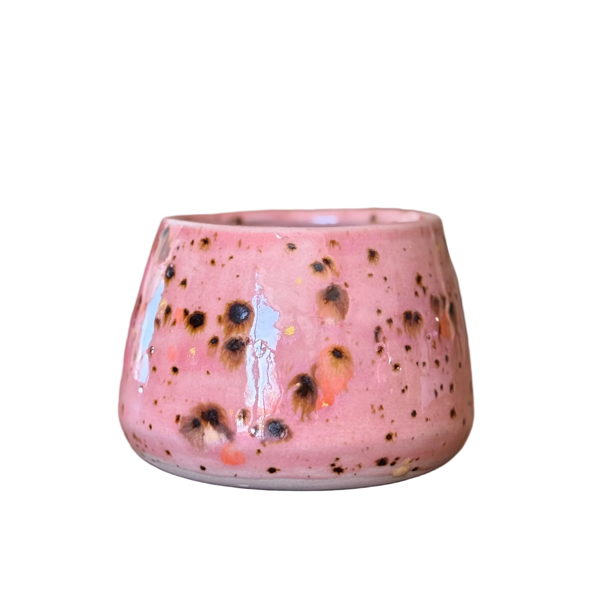 Sus.Studio koffiemokje zonder oor steengoed paars roze blauw13