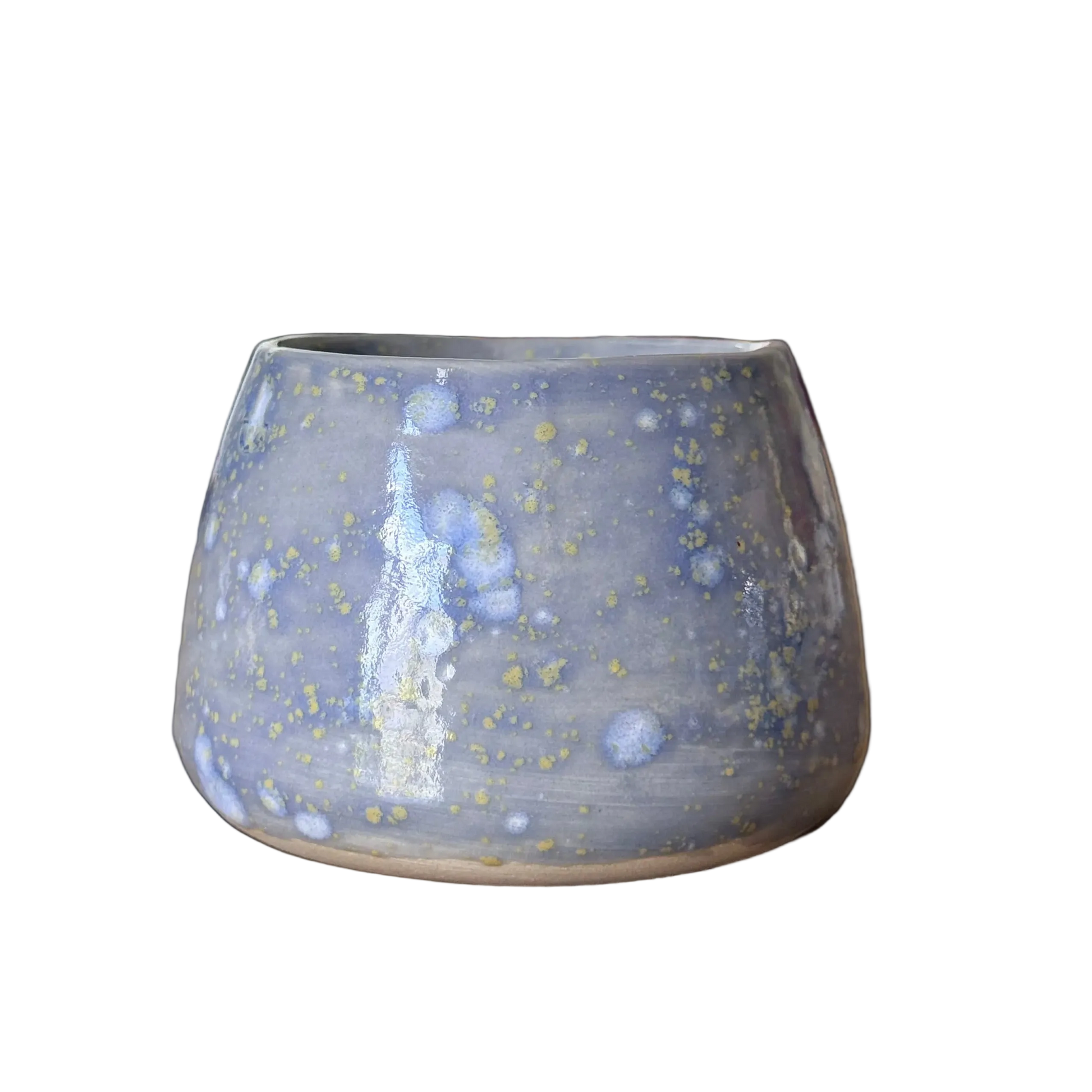 Sus.Studio koffiemokje zonder oor steengoed paars roze blauw29