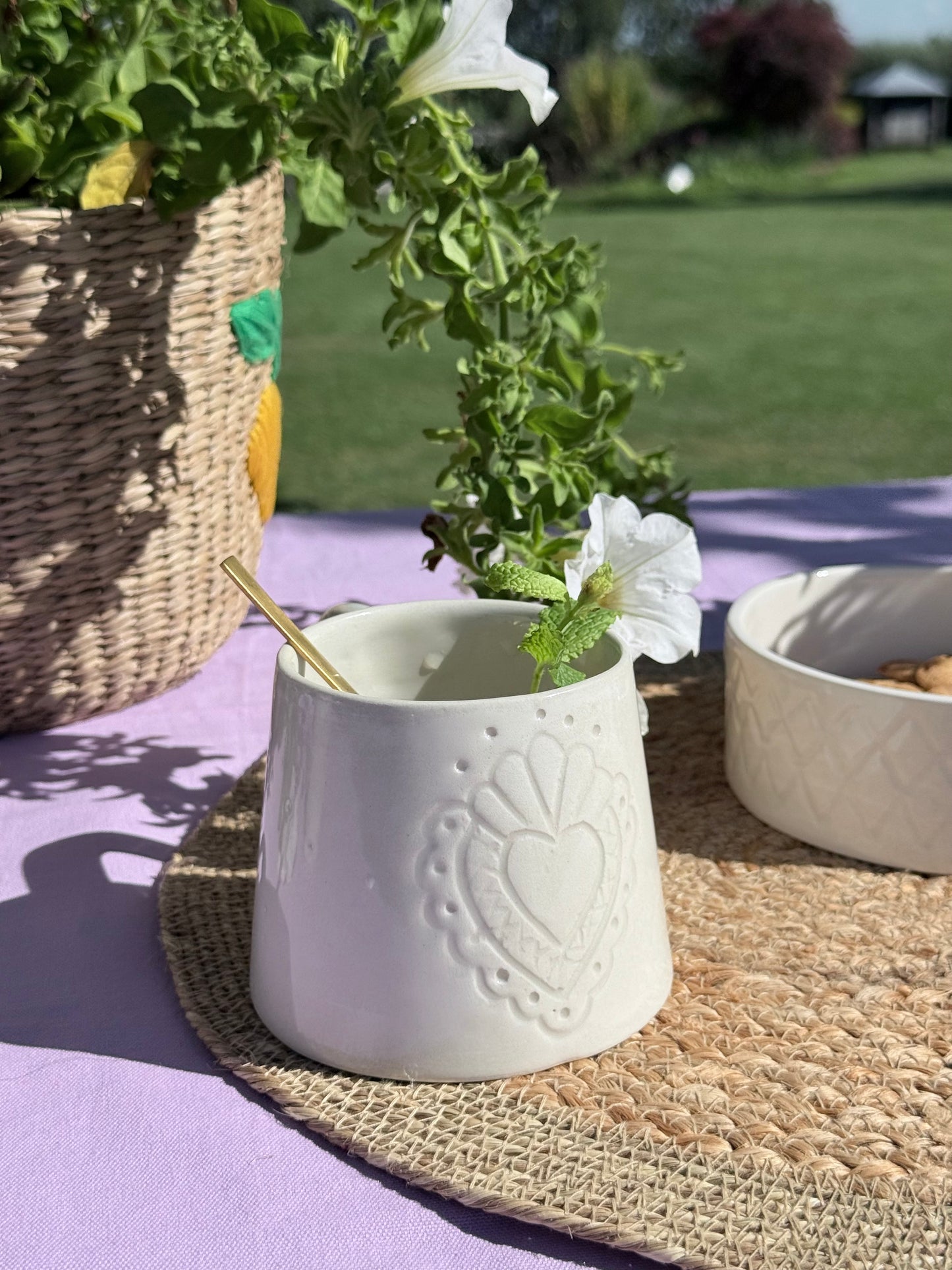 Sus.Studio marokkaans keramiek roze wit terracotta paars lila113