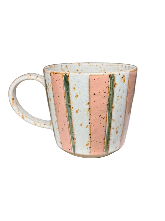 Sus.Studio mok met oor roze streep