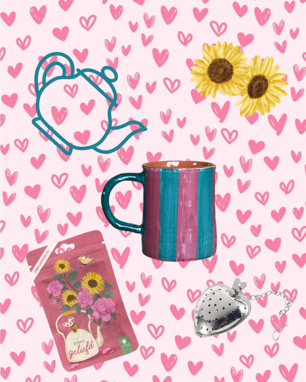 Sus.Studio thee cadeau set GELIEFD