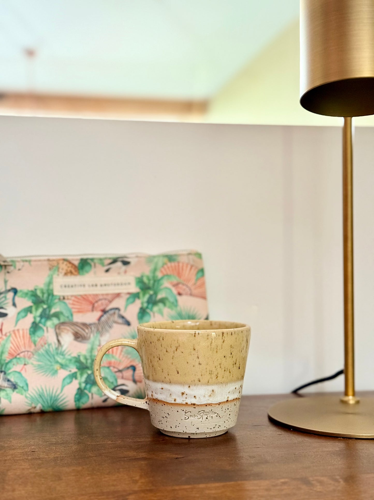Sus.Studio theemok met oor kamille geel  9