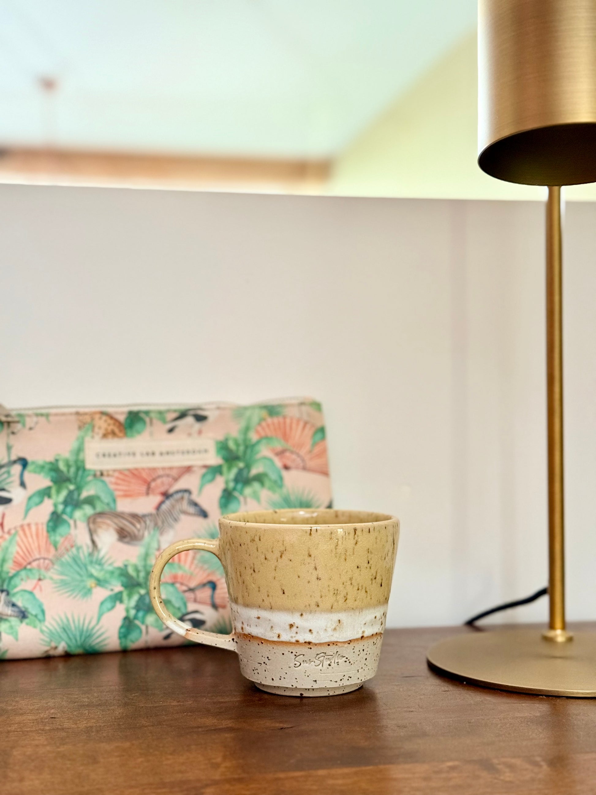 Sus.Studio theemok met oor kamille geel  9