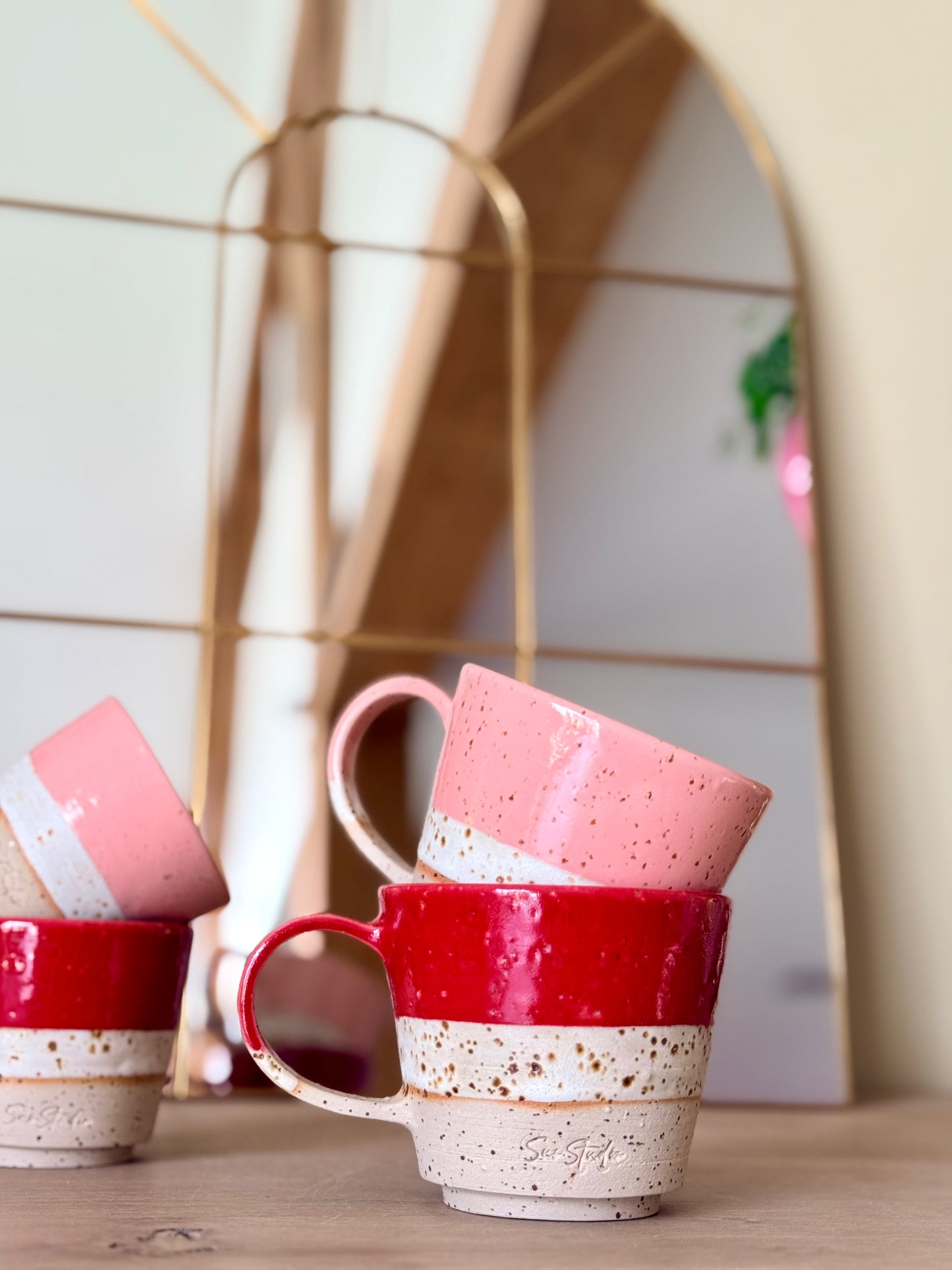 Sus.Studio theemok rood met oor