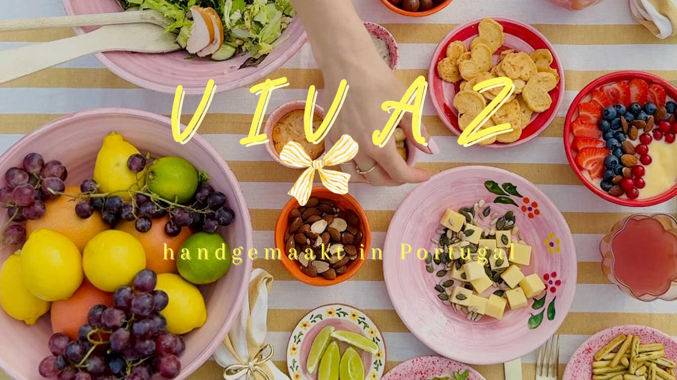 Sus.Studio handgemaakt servies uit Portugal roze 18