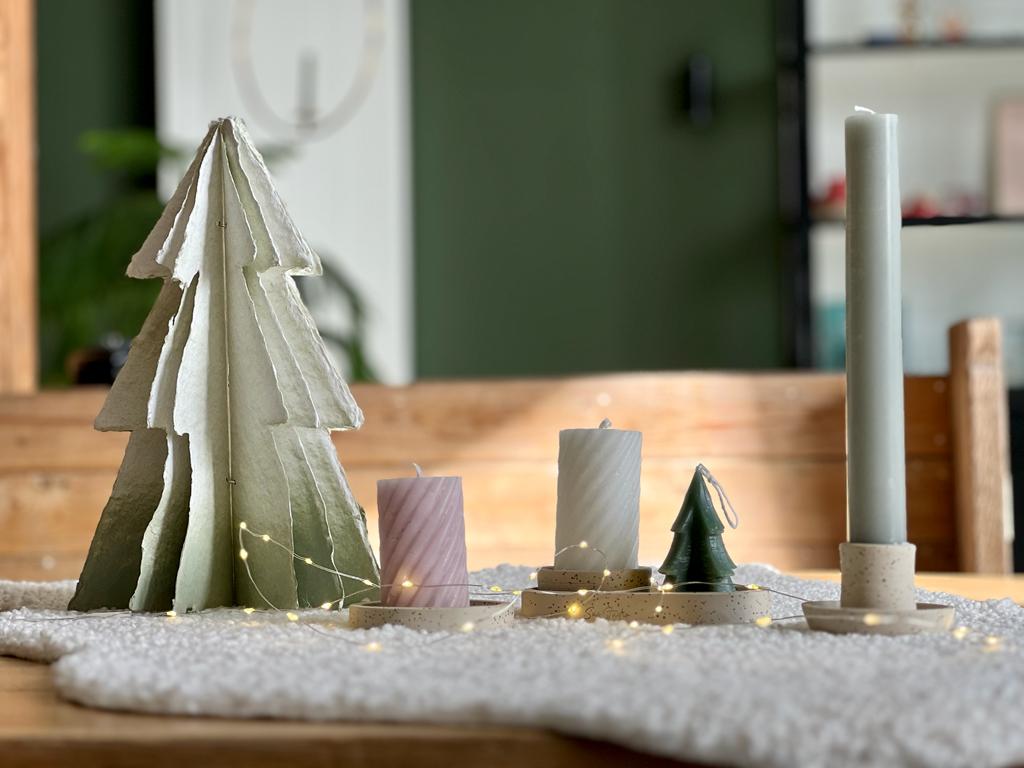 Handgemaakte KERSTBOOM GROEN groot