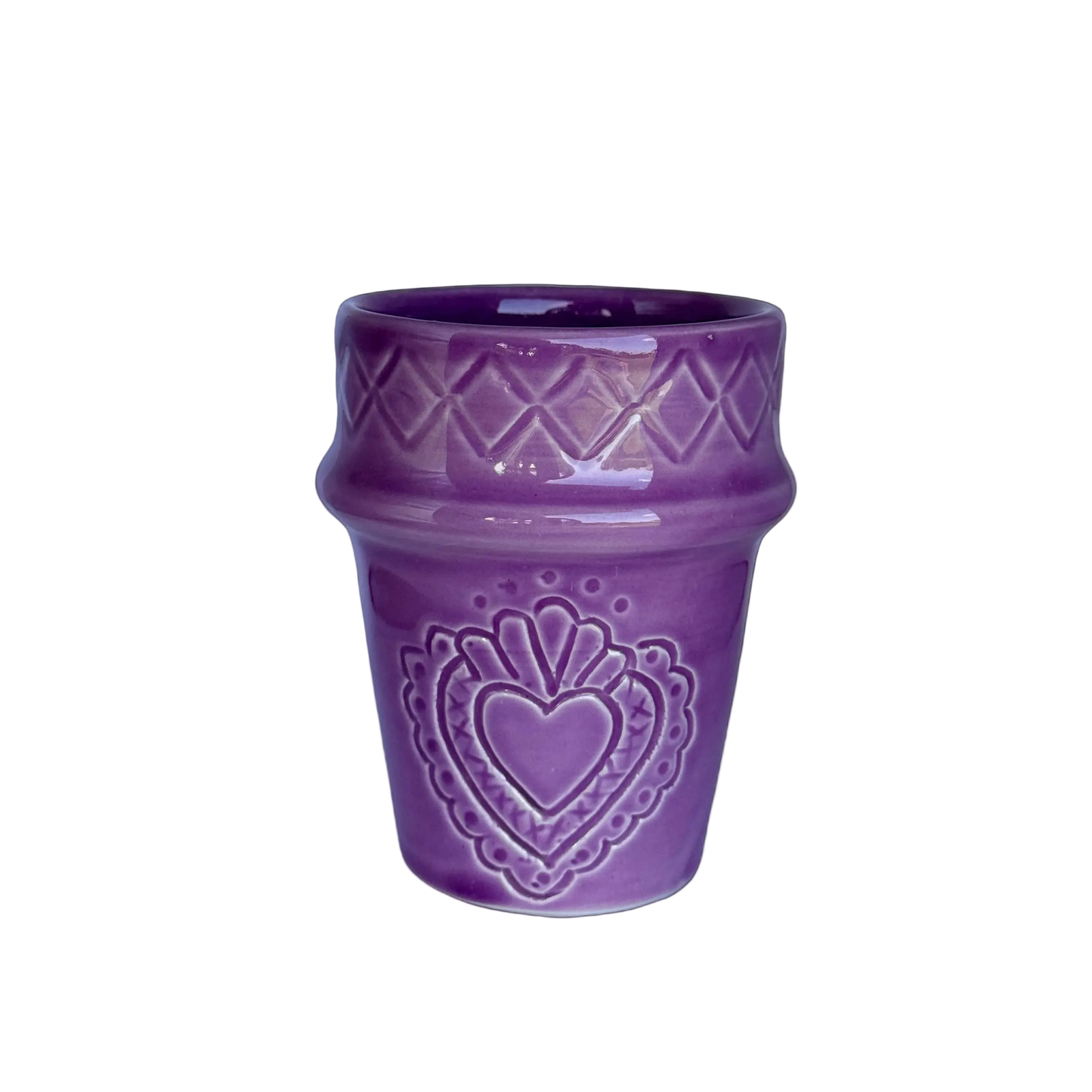 Koffiekopje MEDINA LOVE lila - 200ml