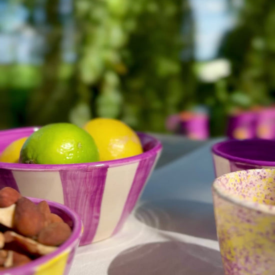Sus.Studio handgemaakt servies uit Portugal paars 38
